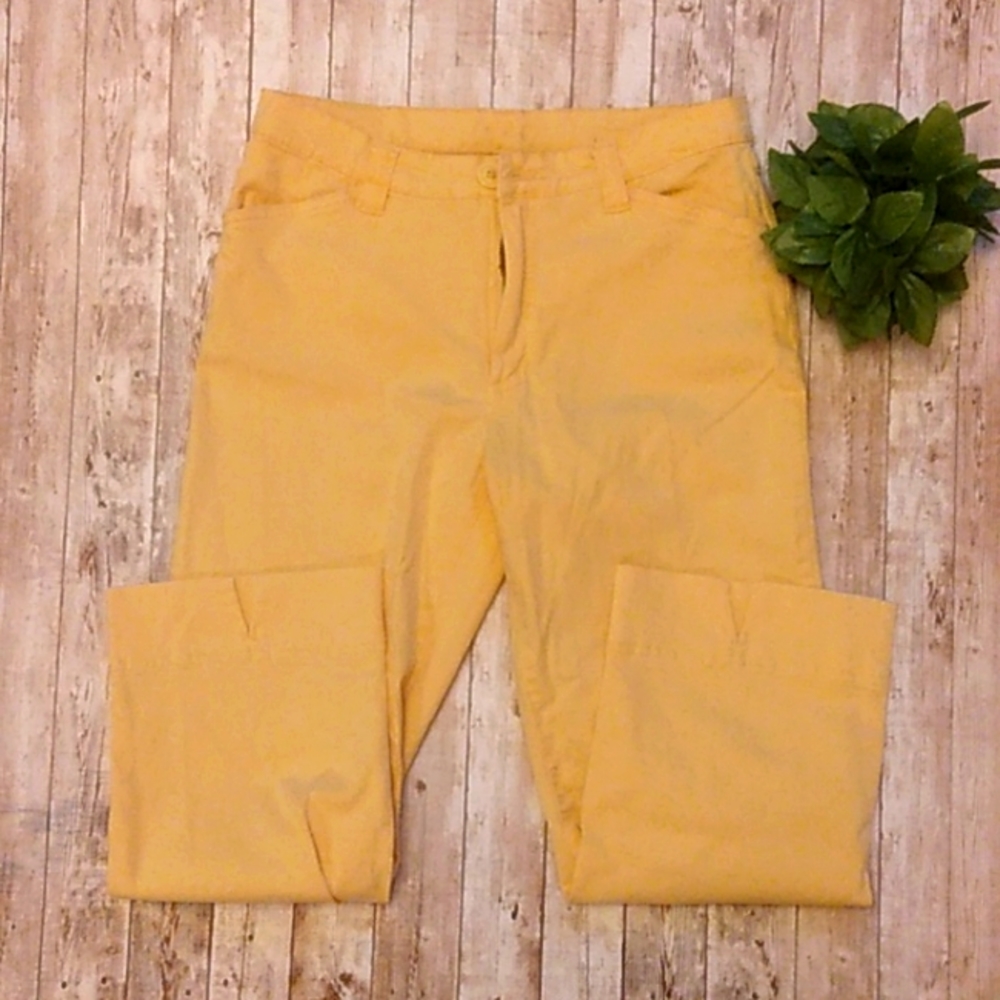 Jag women's size 8 yellow jeans (J1)